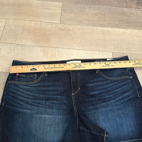 SLINK JEANS WOMENS CURVY DENIM SHORTS SIZE 24 - Picture 4 of 9